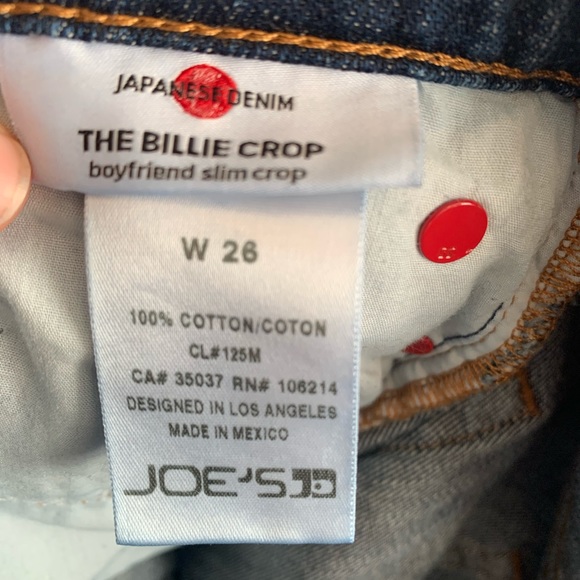 JOE’S Denim Billie Crop Destroyed Boyfriend Slim - Picture 9 of 13